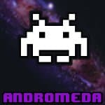 Andromeda Space Invaders logo